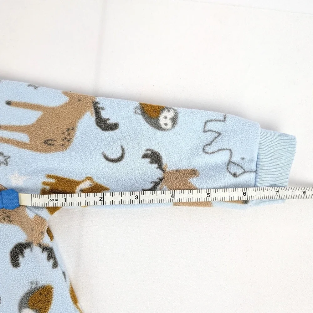 Just One You by Carters Blue‎ Fleece Woodland Animal Sleep Sack 3-6M